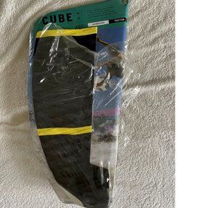 Skimboard REAR Stomp Pad (traction pad) w/beveled Tail Kick, CUBE - Zap